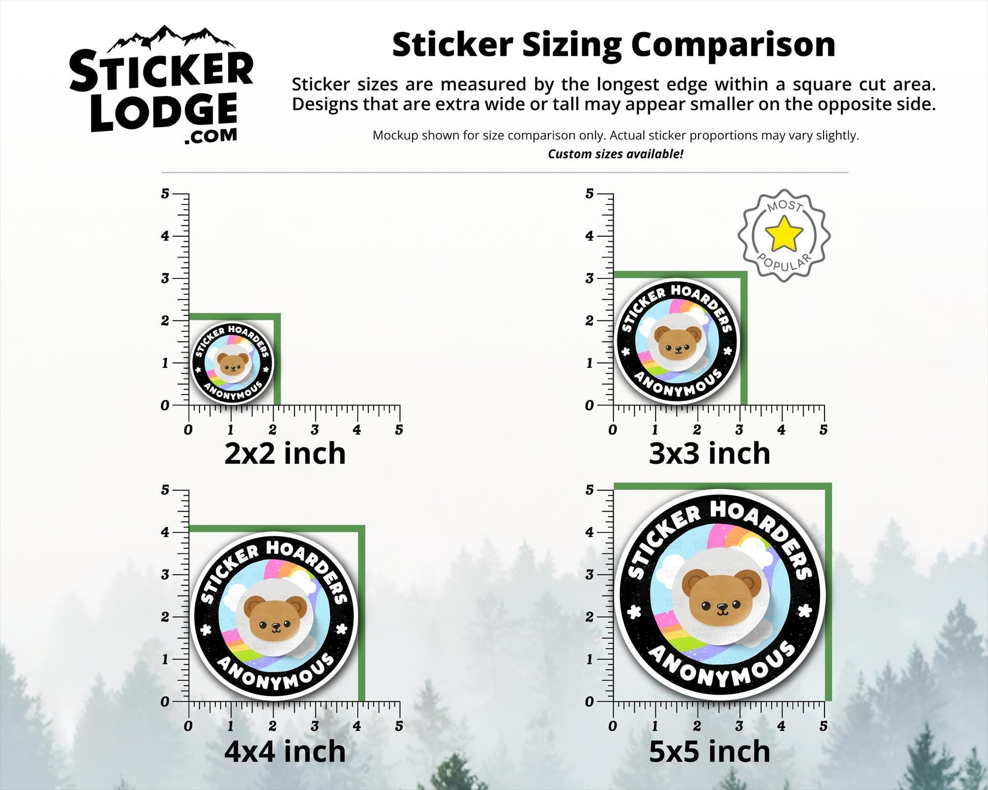 Sticker Hoarders Anonymous Vinyl Sticker | Sticker Lodge