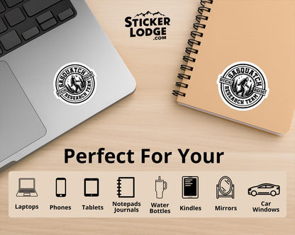 Official Bigfoot Research Team Vinyl Sticker | Sticker Lodge
