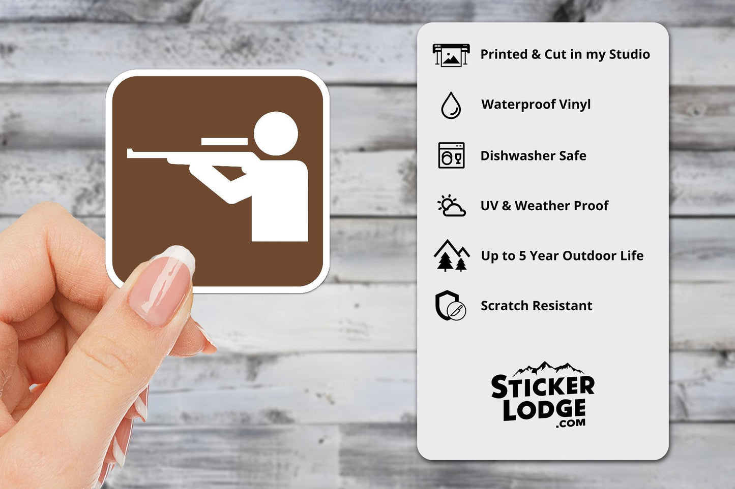 NPS Hunting Vinyl Sticker | Sticker Lodge