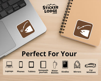 NPS Fishing Vinyl Sticker | Sticker Lodge