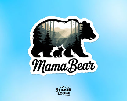 Mama Bear Vinyl Sticker | Sticker Lodge