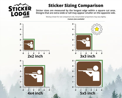 NPS Hunting Vinyl Sticker | Sticker Lodge