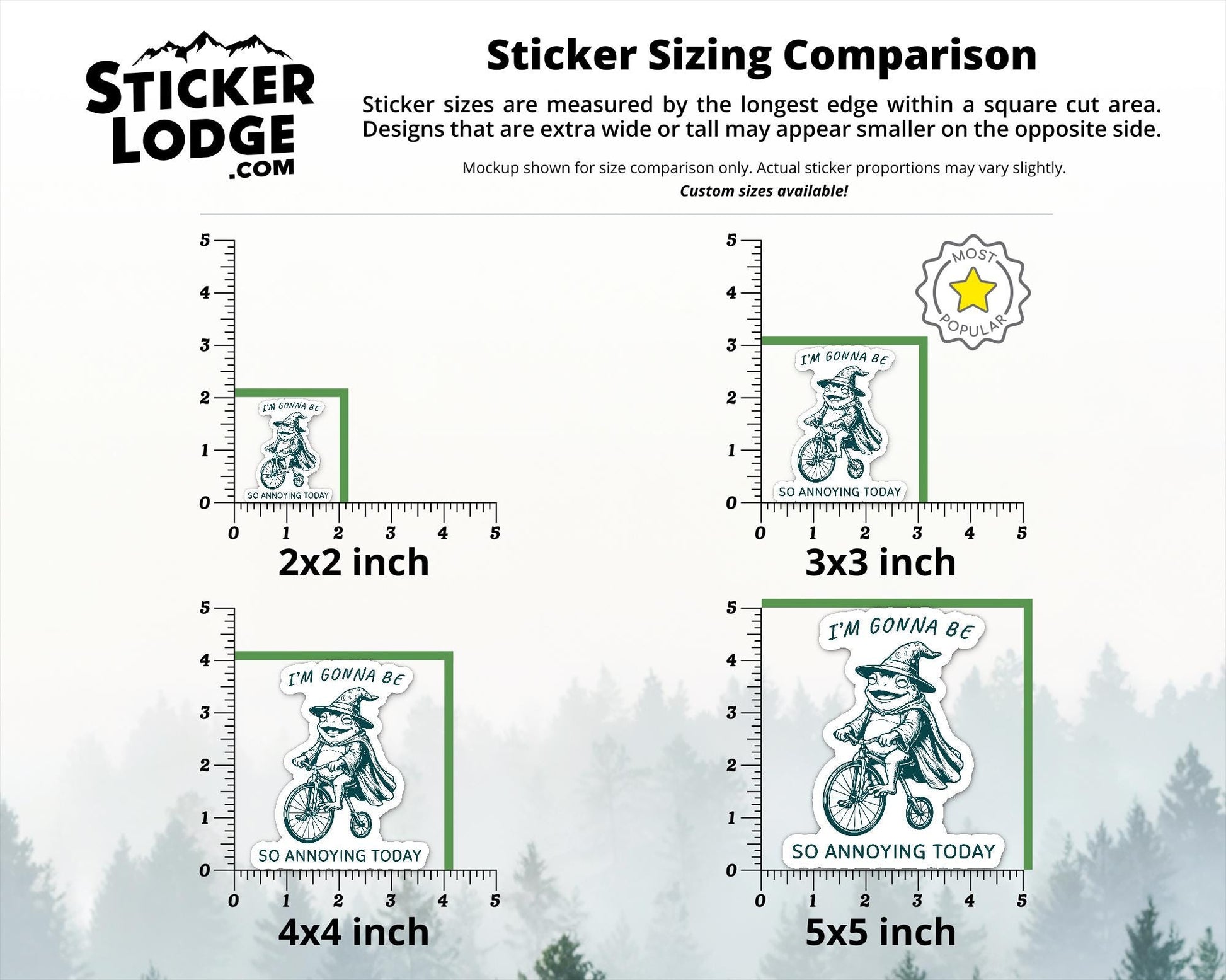 Im Gonna Be So Annoying Today Vinyl Sticker | Sticker Lodge