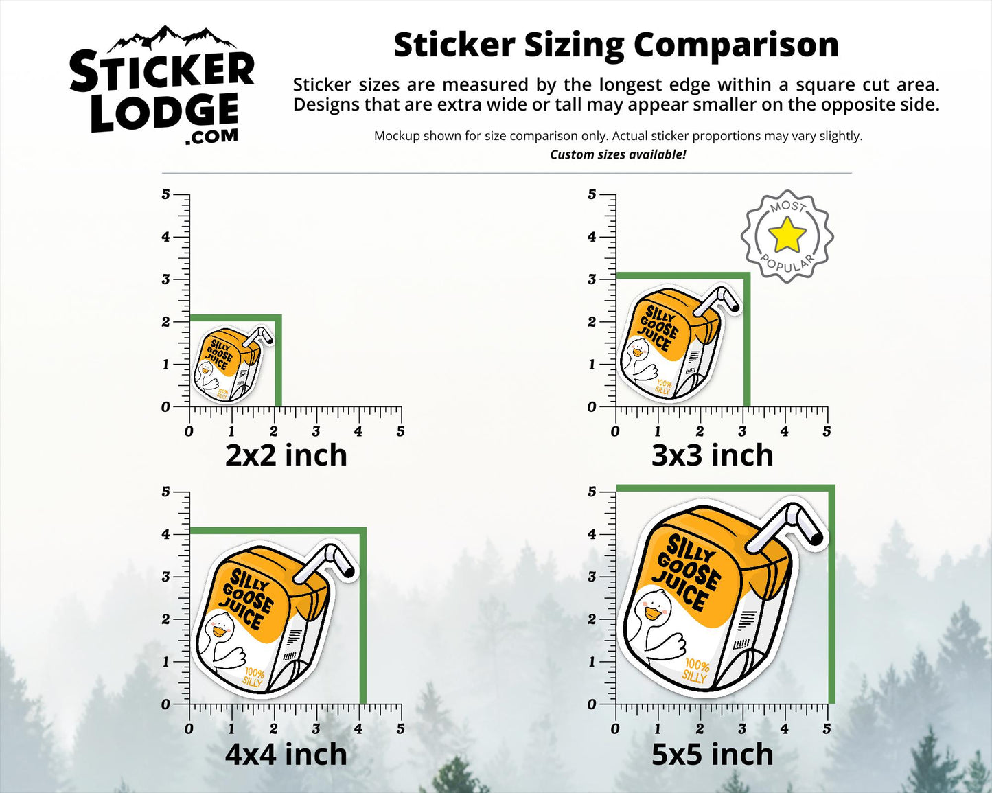 Silly Goose Juice Vinyl Sticker | Sticker Lodge