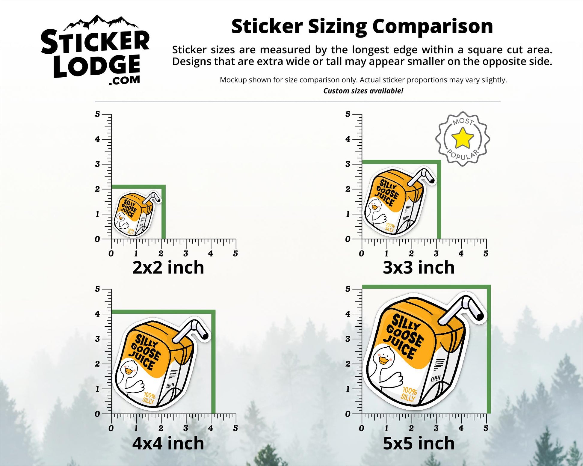 Silly Goose Juice Vinyl Sticker | Sticker Lodge