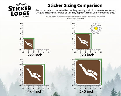 NPS Scuba Diving Vinyl Sticker | Sticker Lodge