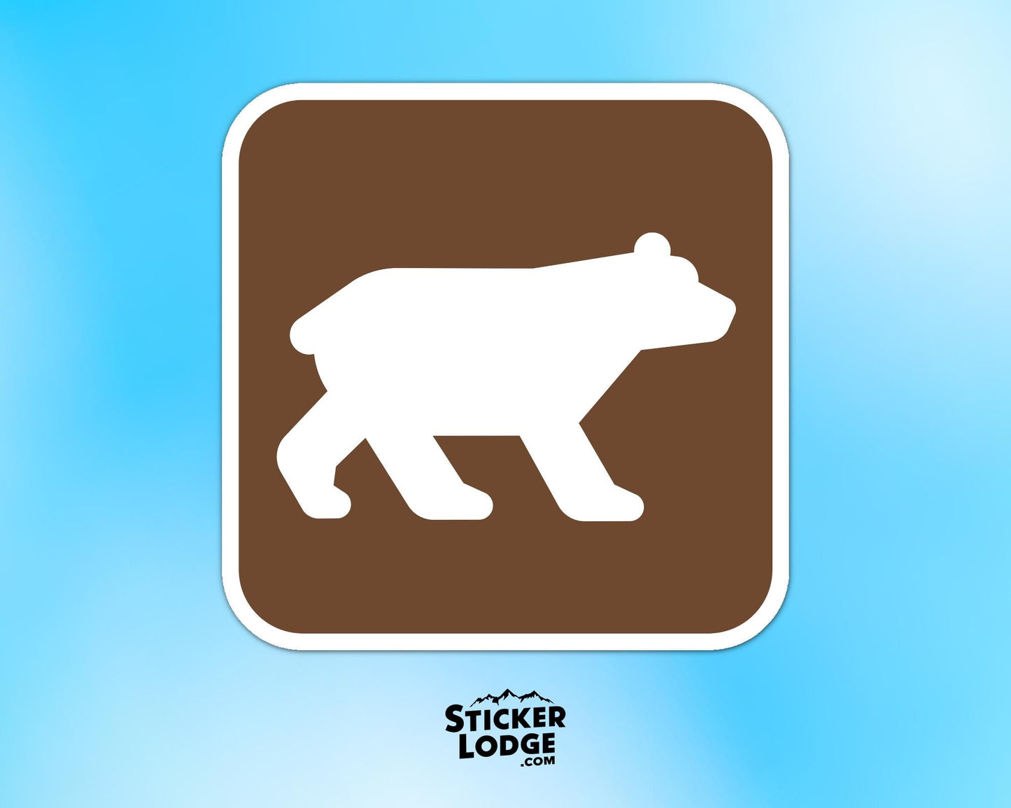 NPS Bear Viewing Vinyl Sticker | Sticker Lodge