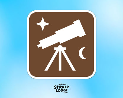 NPS Stargazing Vinyl Sticker | Sticker Lodge