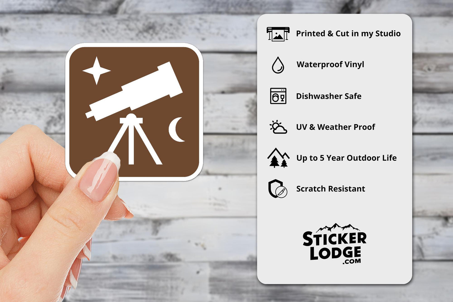 NPS Stargazing Vinyl Sticker | Sticker Lodge