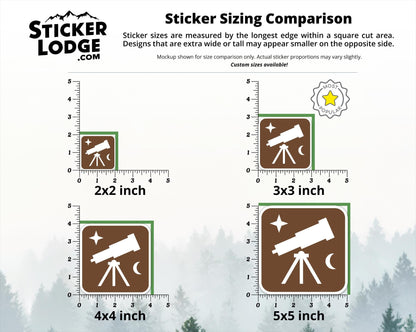 NPS Stargazing Vinyl Sticker | Sticker Lodge
