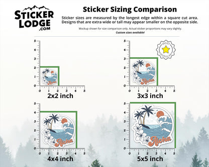 Aloha Vinyl Sticker | Sticker Lodge
