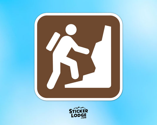 NPS Climbing Vinyl Sticker | Sticker Lodge