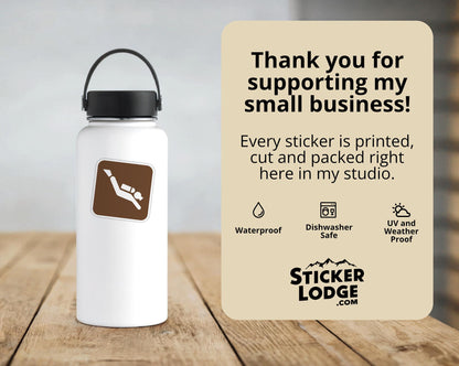 NPS Scuba Diving Vinyl Sticker | Sticker Lodge