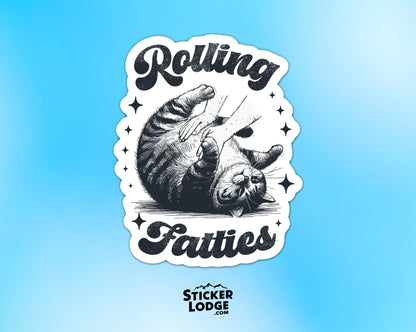 Rolling Fatties Vinyl Sticker | Sticker Lodge