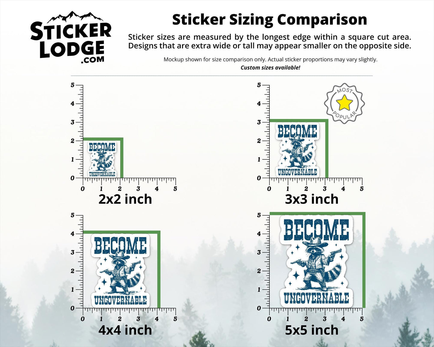 Become Ungovernable Vinyl Sticker | Sticker Lodge
