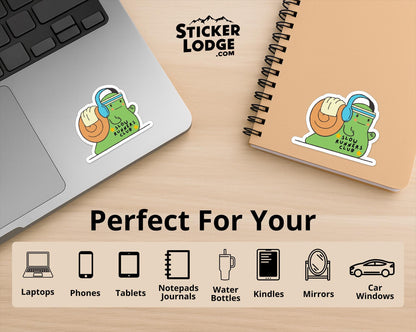Slow Runners Club Vinyl Sticker | Sticker Lodge